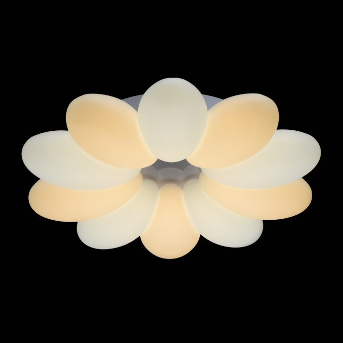 Потолочная светодиодная люстра с пультом ДУ De Markt Мадлен 424012301, цвет белый - фото 2
