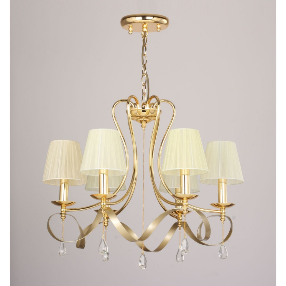 Люстра с лампочками, подвесная, комплект от Lustrof. №178893-617201, цвет золото - фото 2