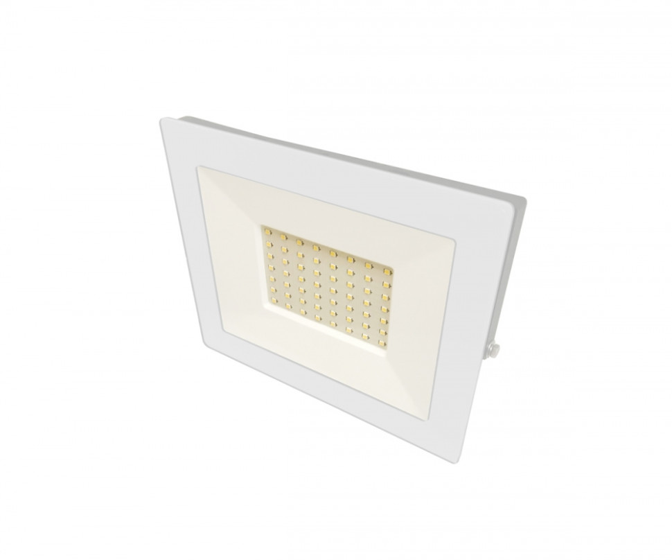 Уличный светодиодный прожектор Ultraflash LFL-5001 C01 белый (LED SMD,50 Вт, 230В, 6500К) 14130 шкаф купе эко дуб вотан белый