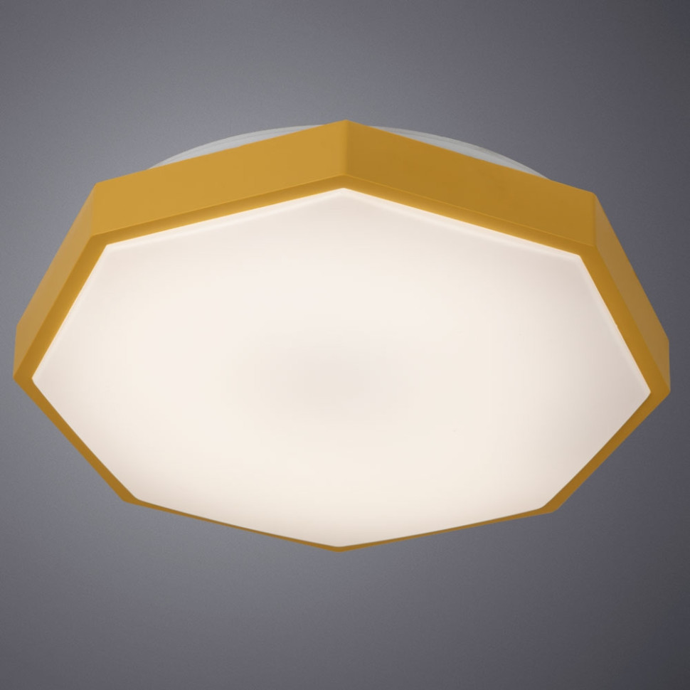 Потолочный светодиодный светильник Arte Lamp Kant A2659PL-1YL, цвет белый - фото 4