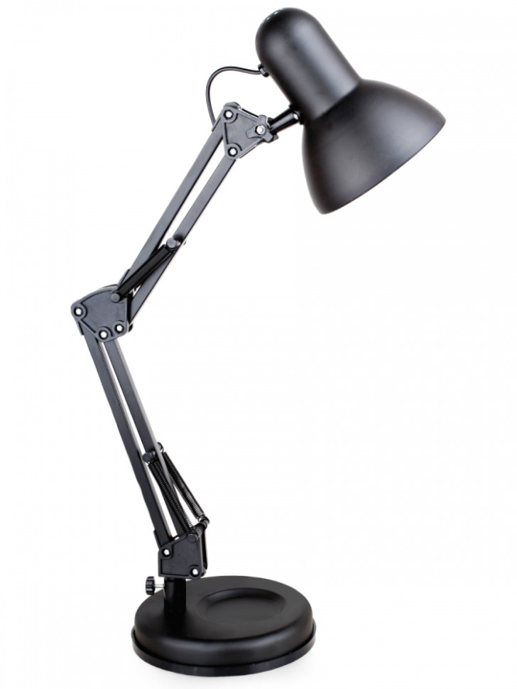 KD-313 C02 черный Настольная лампа Camelion 13640 светильник настольный 16 вт с беспроводной зарядкой черный абажур черный camelion kd 825 c02 14162