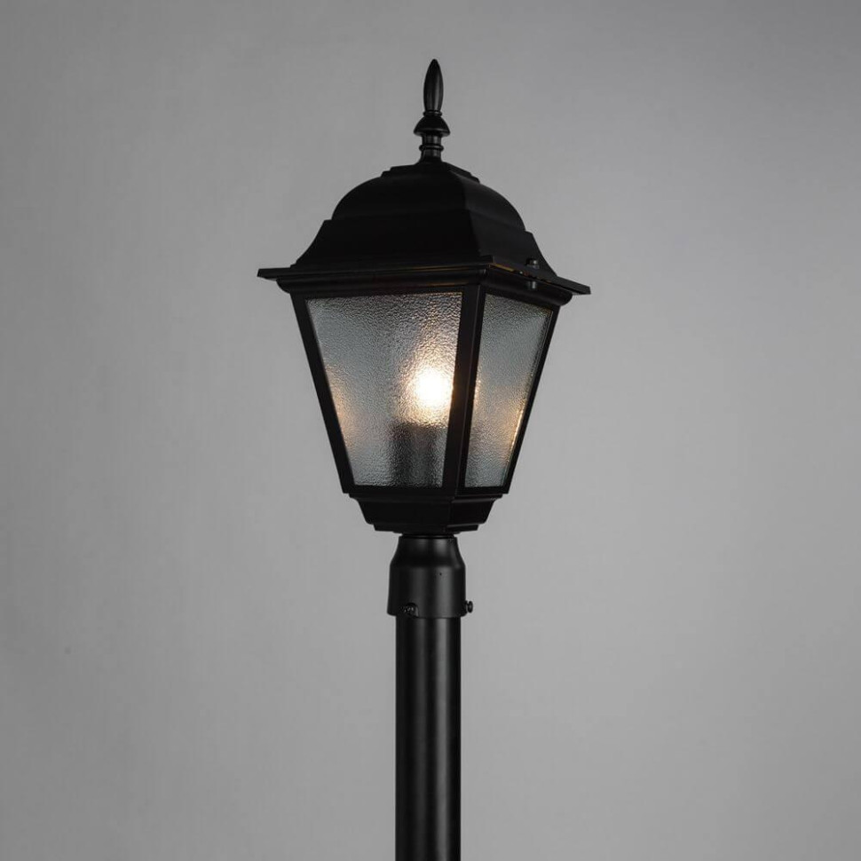 Уличный фонарный столб с лампочками. Комплект от Lustrof. №8916-616380, цвет черный - фото 2