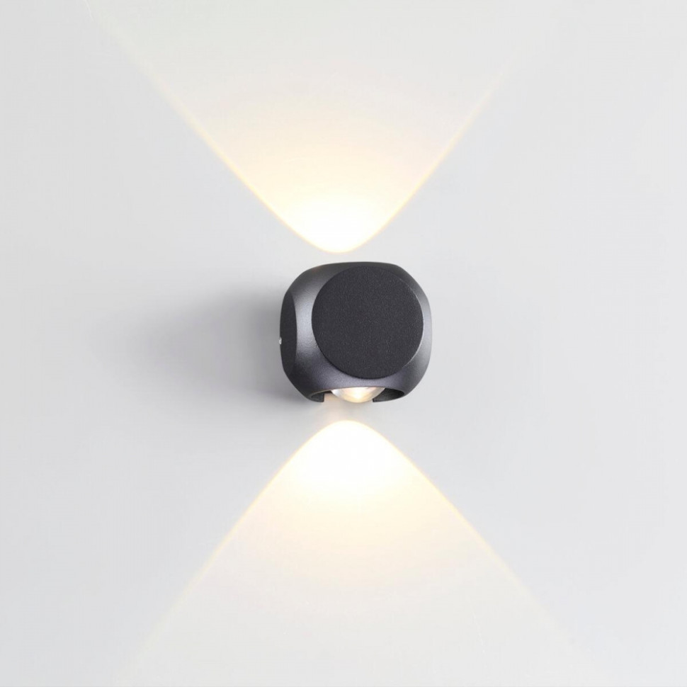 Уличный настенный светильник Odeon Light Miko 4222/4WL, цвет черный 4222/4WL - фото 3
