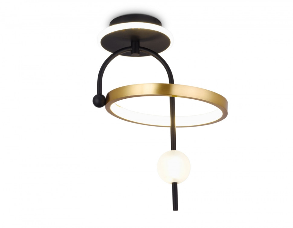 Потолочный светодиодный светильник Ambrella light COMFORT FL66424, цвет черный - фото 1