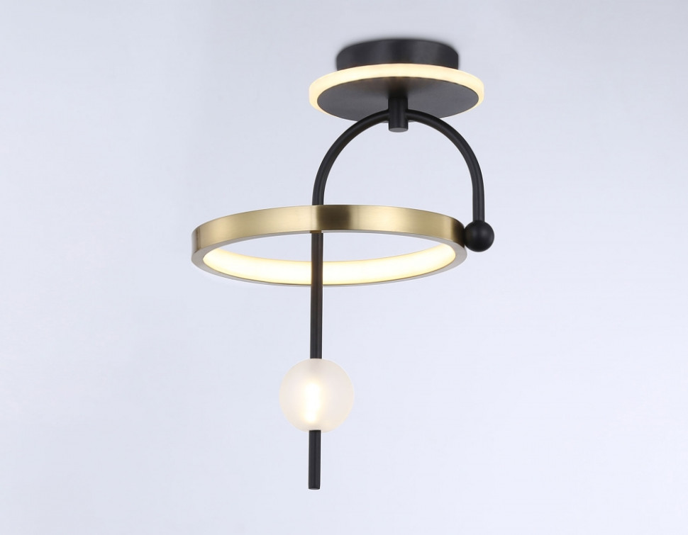 Потолочный светодиодный светильник Ambrella light COMFORT FL66424, цвет черный - фото 4