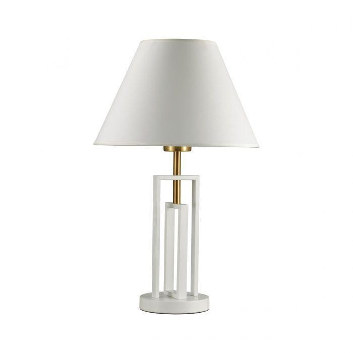 Настольная лампа со светодиодной лампочкой E27, комплект от Lustrof. №384035-644075, цвет белый - фото 1