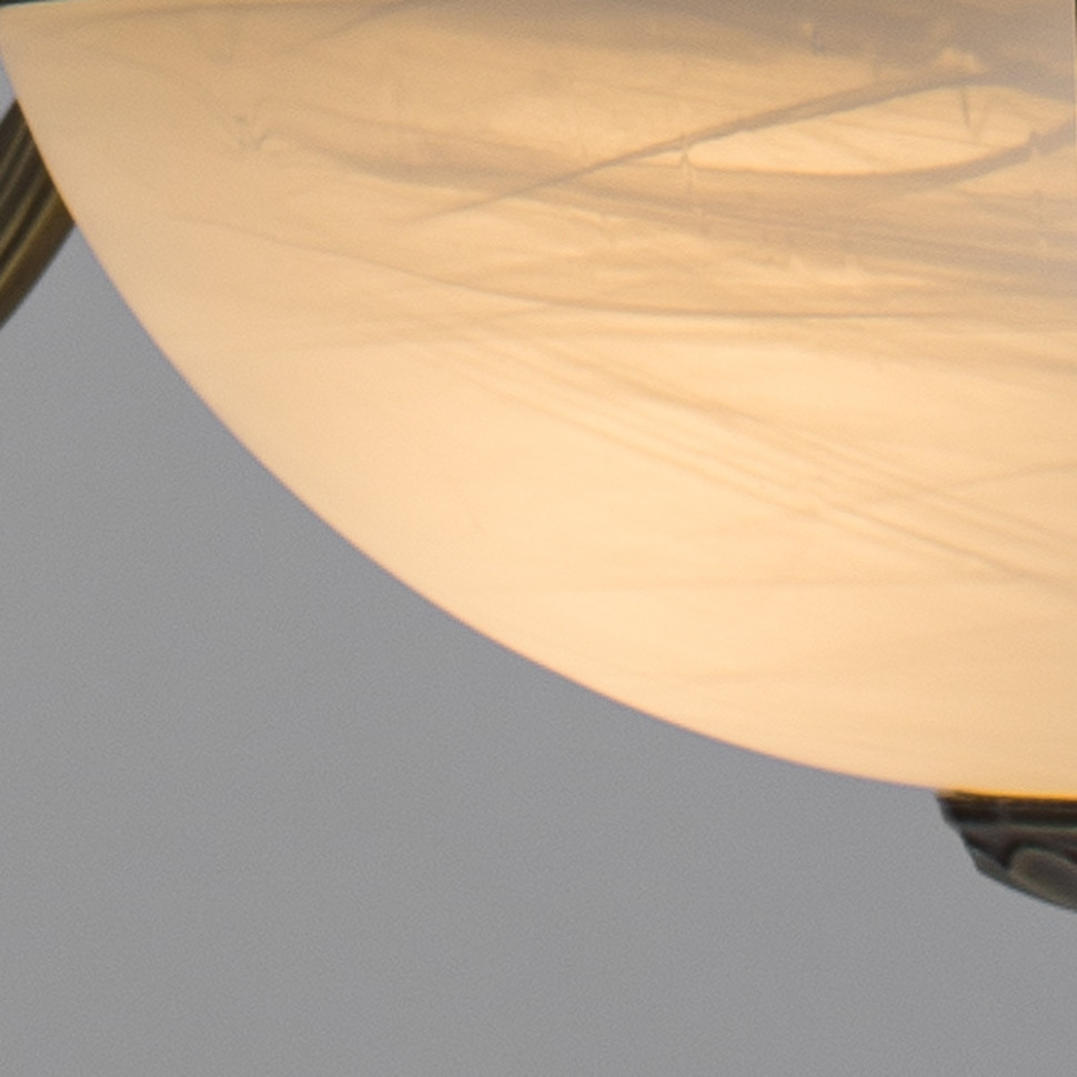Подвесная люстра Arte Lamp Windsor White A3777LM-6-2AB, цвет античная бронза - фото 3