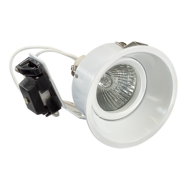 214606 Встраиваемый точечный светильник Lightstar Domino Round, цвет белый - фото 1