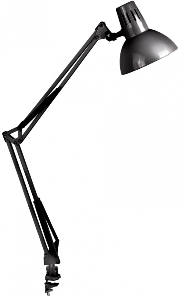 KD-312 C02 черный Настольный светильник на струбцине Camelion 10999 фонарь ручной camelion led51517 алюминий черный led xpe 3 реж 2xlr03 в комплекте
