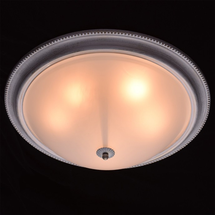 Потолочная люстра со светодиодными лампочками E27, комплект от Lustrof. №36070-673941, цвет белый с золотой патиной - фото 2