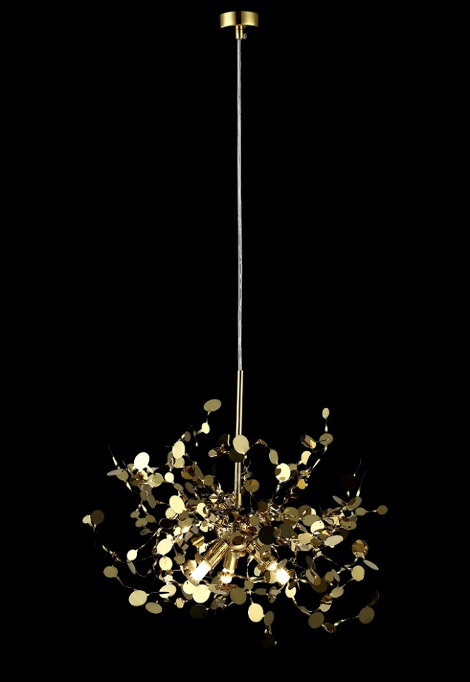 Подвесной светильник Crystal Lux GARDEN SP3 D400 GOLD, цвет золото - фото 3
