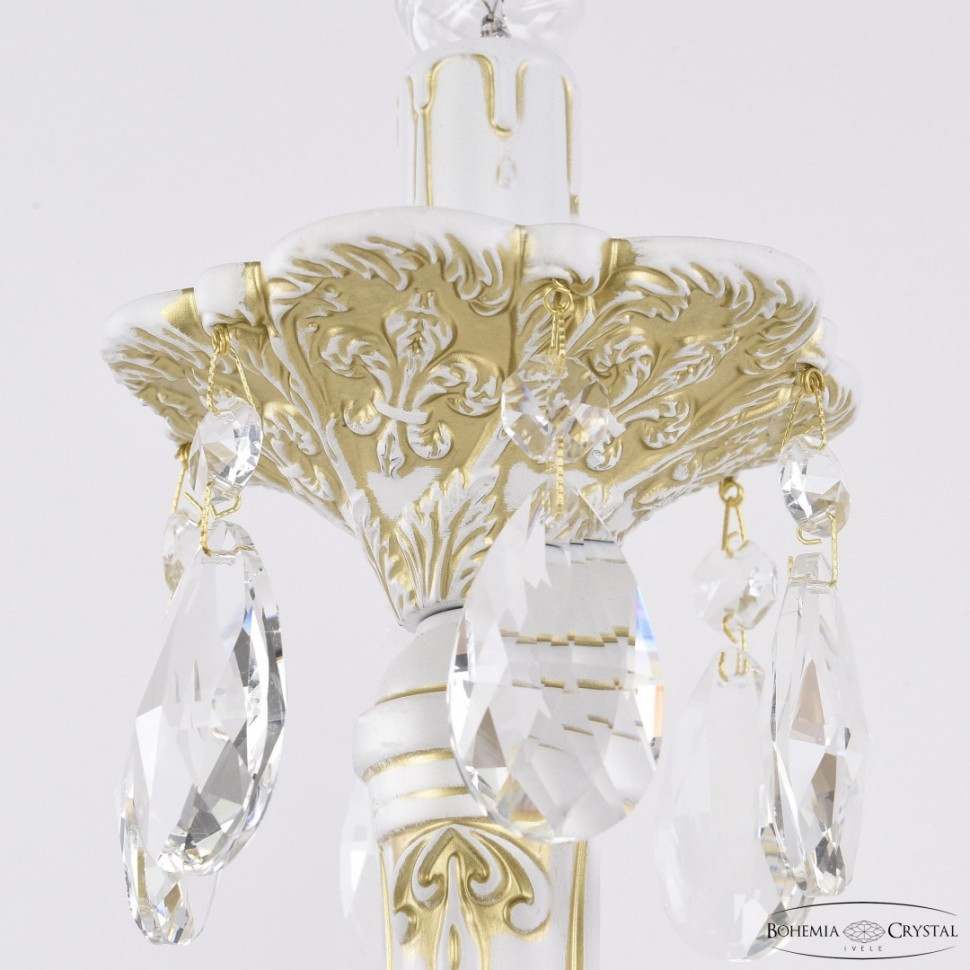 Настольная лампа Bohemia Ivele Crystal AL7801 AL78100L/1-38 WMG, цвет белый AL78100L/1-38 WMG - фото 3