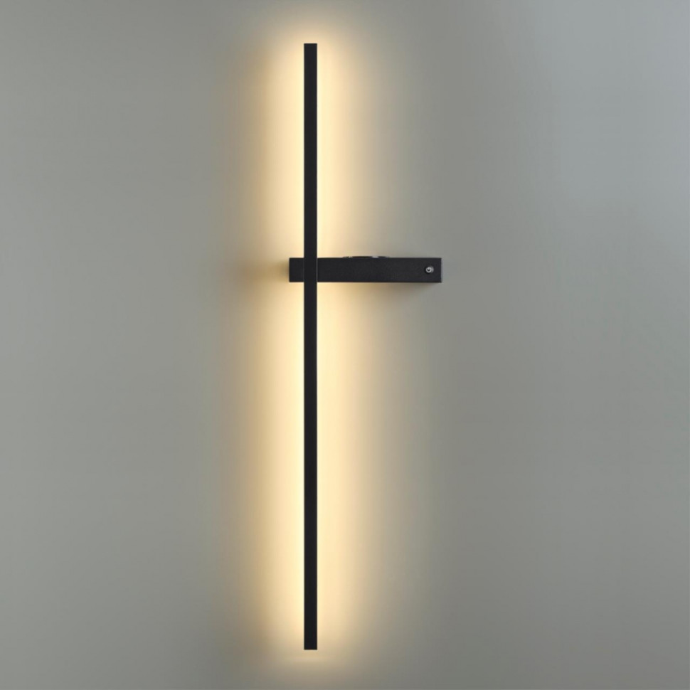 Настенный светильник с беспроводной зарядкой Lumion Ledio Blake 5695/9WL, цвет черный 5695/9WL - фото 4