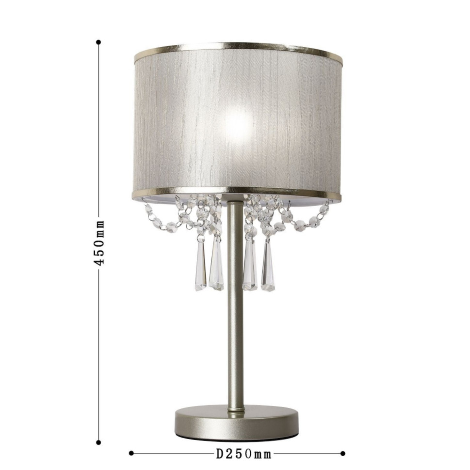 Настольная лампа F-Promo Elfo 3043-1T, цвет французское серебро - фото 3