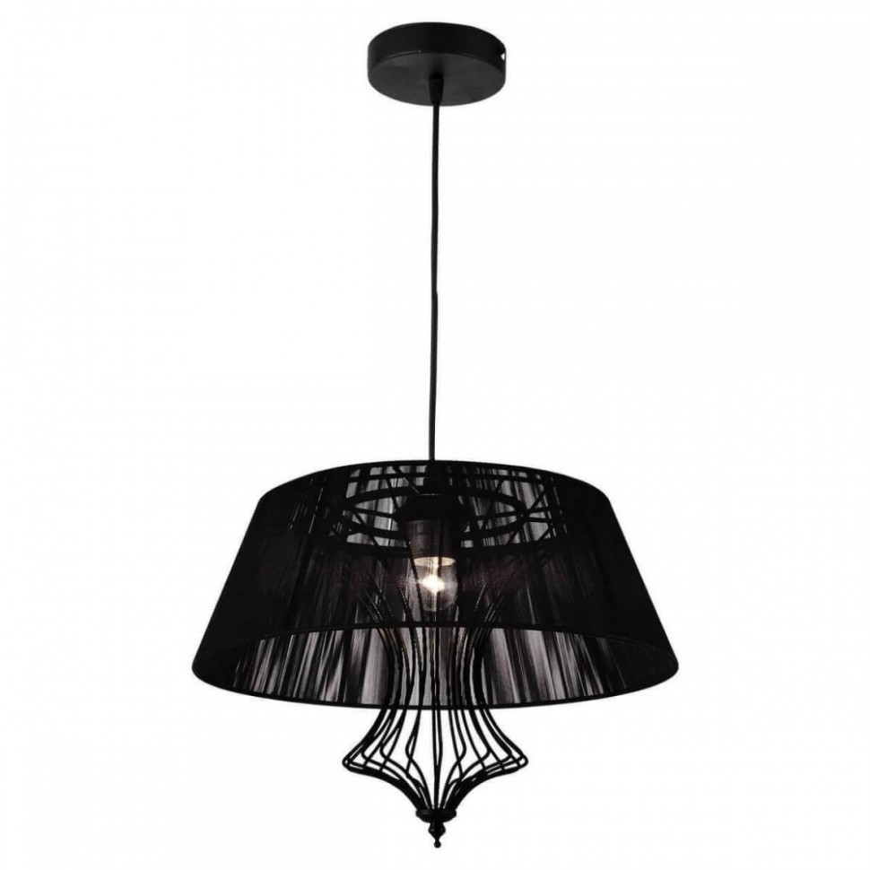 LSP-8106 Подвесной светильник LOFT (Lussole) CAMERON, цвет черный матовый - фото 1