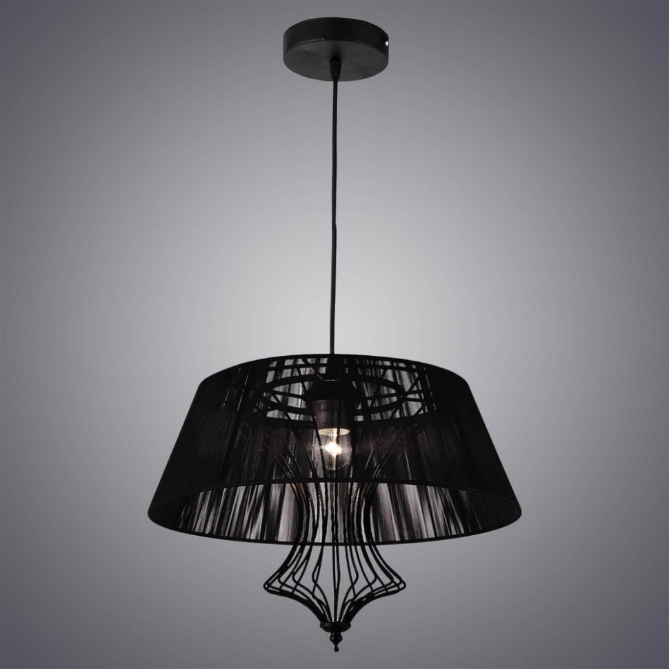 LSP-8106 Подвесной светильник LOFT (Lussole) CAMERON, цвет черный матовый - фото 4