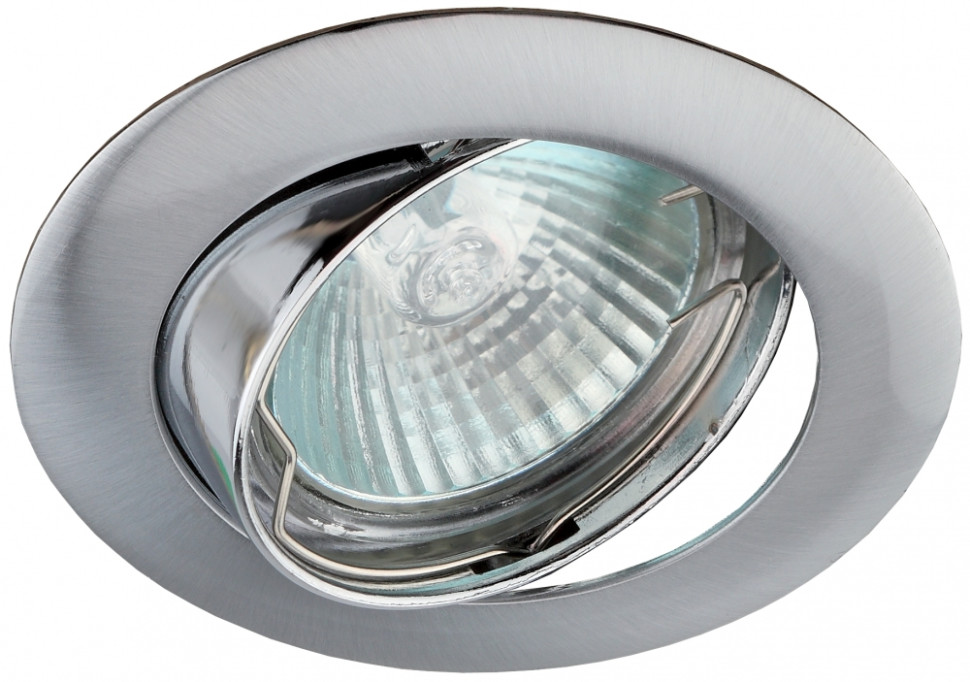 Точечный встраиваемый литой поворотный светильник ЭРА KL1A CH C0043656, цвет белый - фото 1
