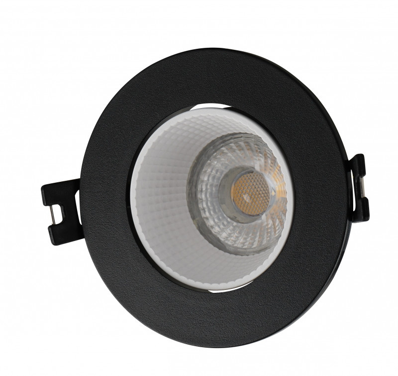 Встраиваемый светильник Denkirs DK3061-BK+WH, цвет черный DK3061-BK+WH - фото 1