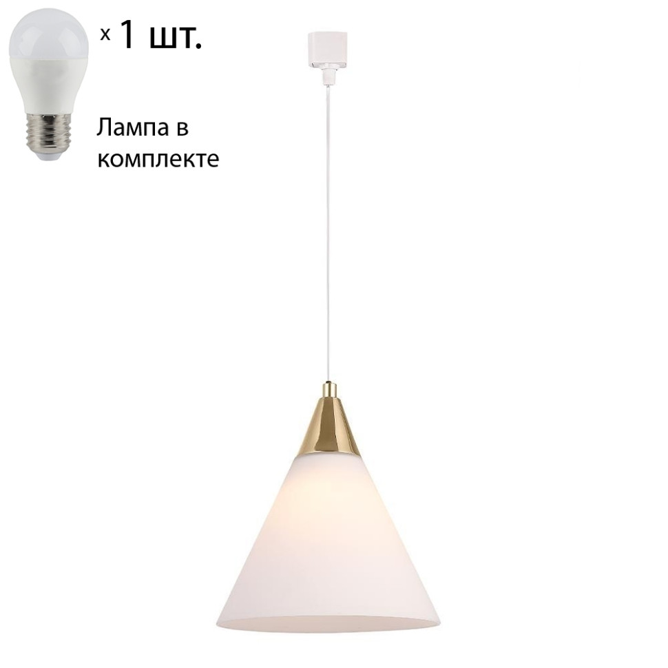 Подвесной светильник с лампочкой CRYSTAL LUX CLT 0.31 016 WH-GO+Lamps