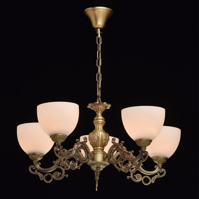 Подвесная люстра со светодиодными лампочками E27, комплект от Lustrof. №36085-673944, цвет античная бронза - фото 2