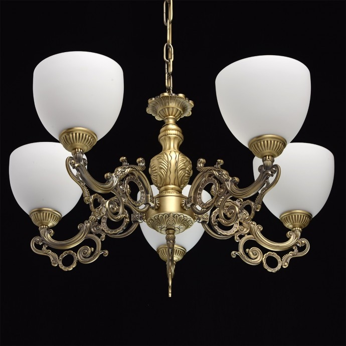 Подвесная люстра со светодиодными лампочками E27, комплект от Lustrof. №36085-673944, цвет античная бронза - фото 3