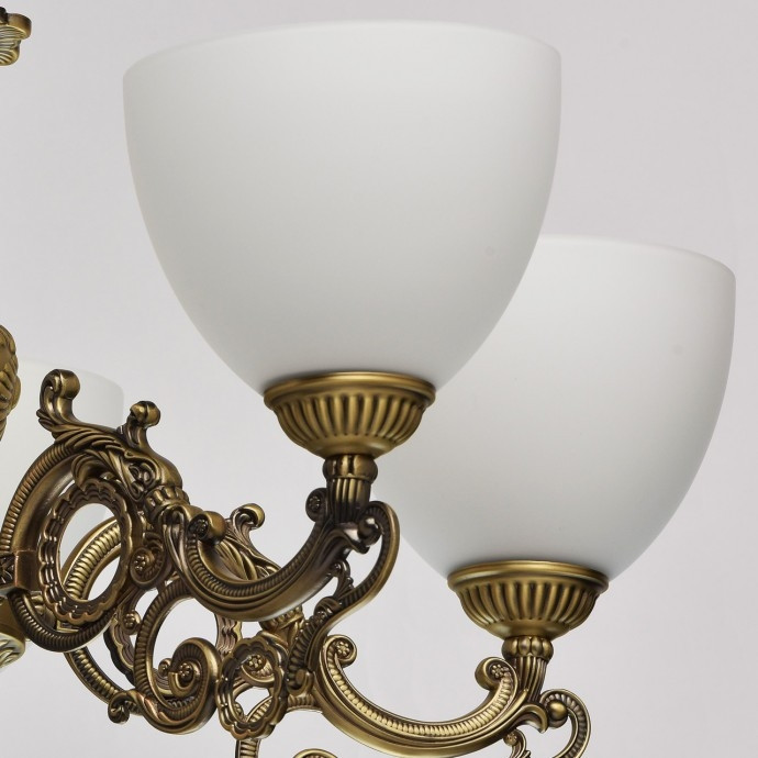 Подвесная люстра со светодиодными лампочками E27, комплект от Lustrof. №36085-673944, цвет античная бронза - фото 4