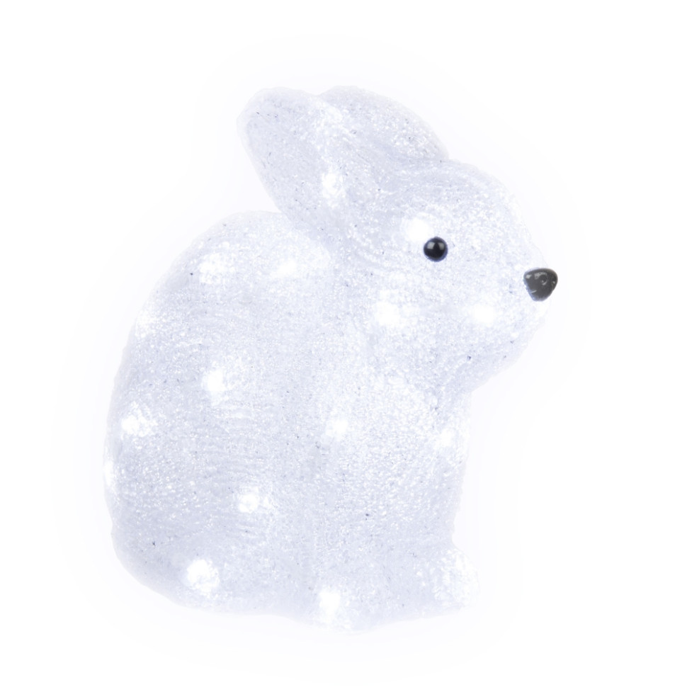 Фигура LED Кролик Uniel ULD-M2724-032-STA (9561), цвет белый ULD-M2724-032/STA WHITE IP20 RABBIT - фото 1