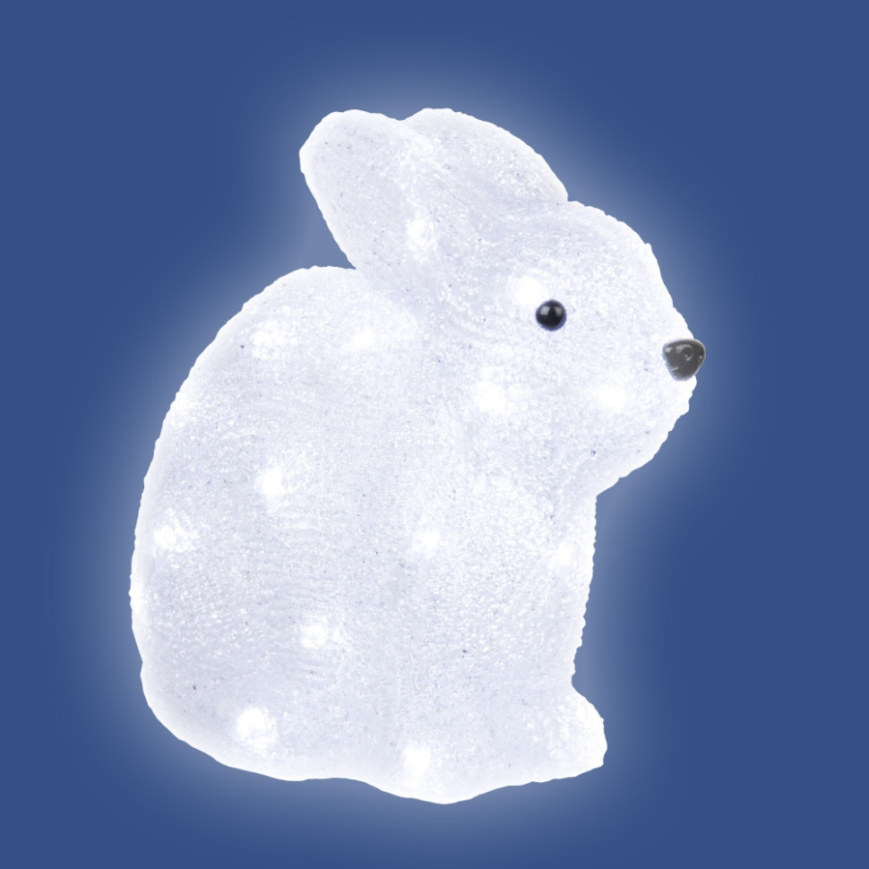 Фигура LED Кролик Uniel ULD-M2724-032-STA (9561), цвет белый ULD-M2724-032/STA WHITE IP20 RABBIT - фото 4