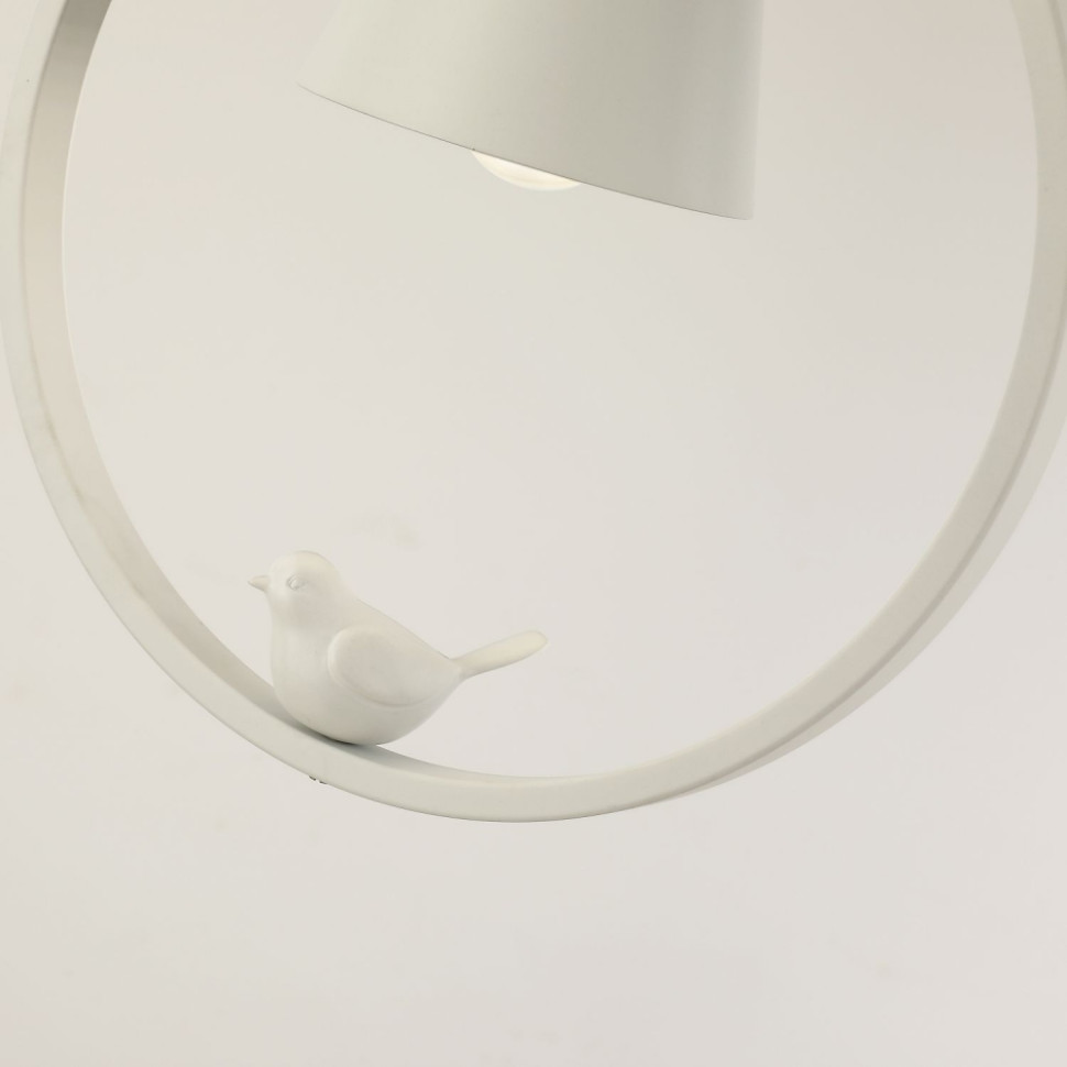 Светильник подвесной с лампочками, комплект от Lustrof. № 315197-617627, цвет матовый белый - фото 4