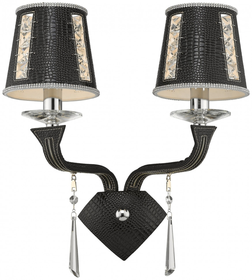 Бра, со светодиодными лампочками, комплект от Lustrof. 151564-623310, цвет черный - фото 1