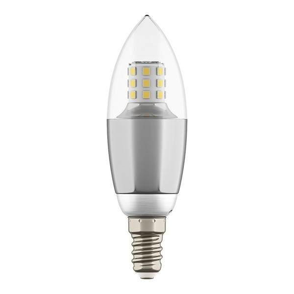 Светодиодная лампа E14 7W 4000K (белый) C35 LED Lightstar 940544