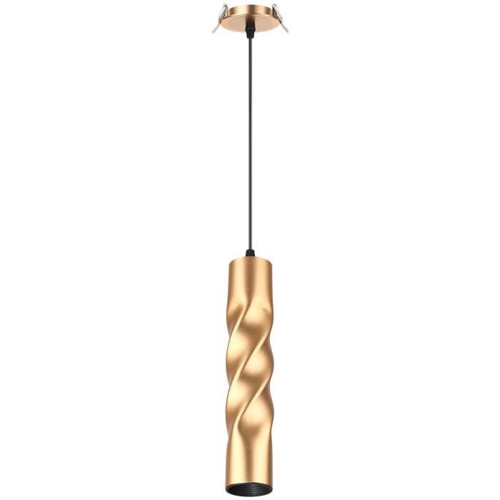 357904 Встраиваемый светодиодный подвесной светильник Novotech Arte, цвет золотой - фото 1