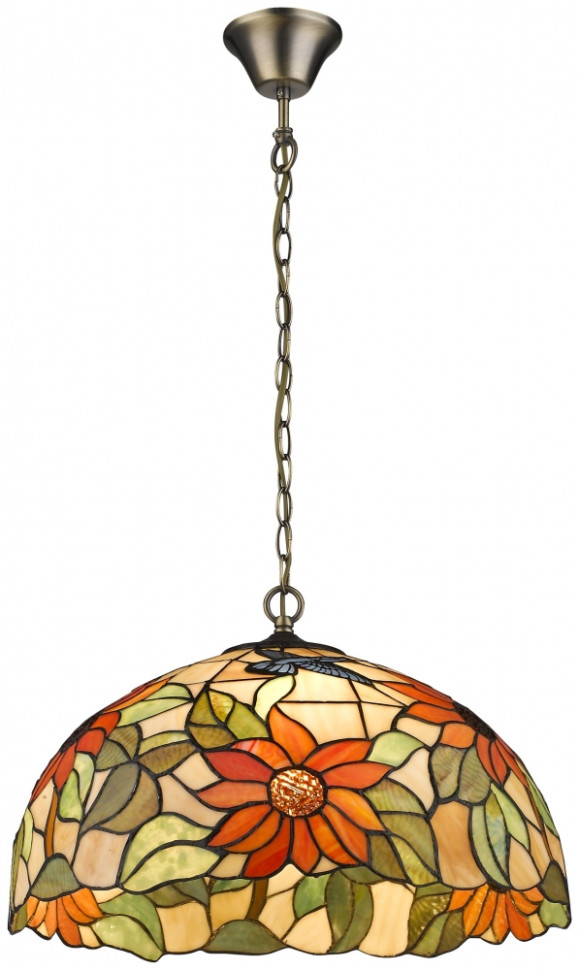 Светильник подвесной в стиле тиффани со светодиодными лампами E27, комплект от Lustrof. №150542-623417