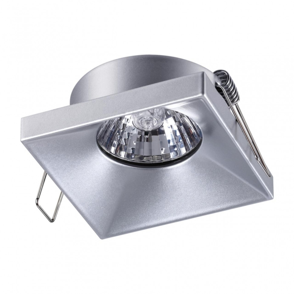 Точечный светильник со светодиодной лампочкой GU10, комплект от Lustrof. №294587-647164, цвет серебро - фото 1