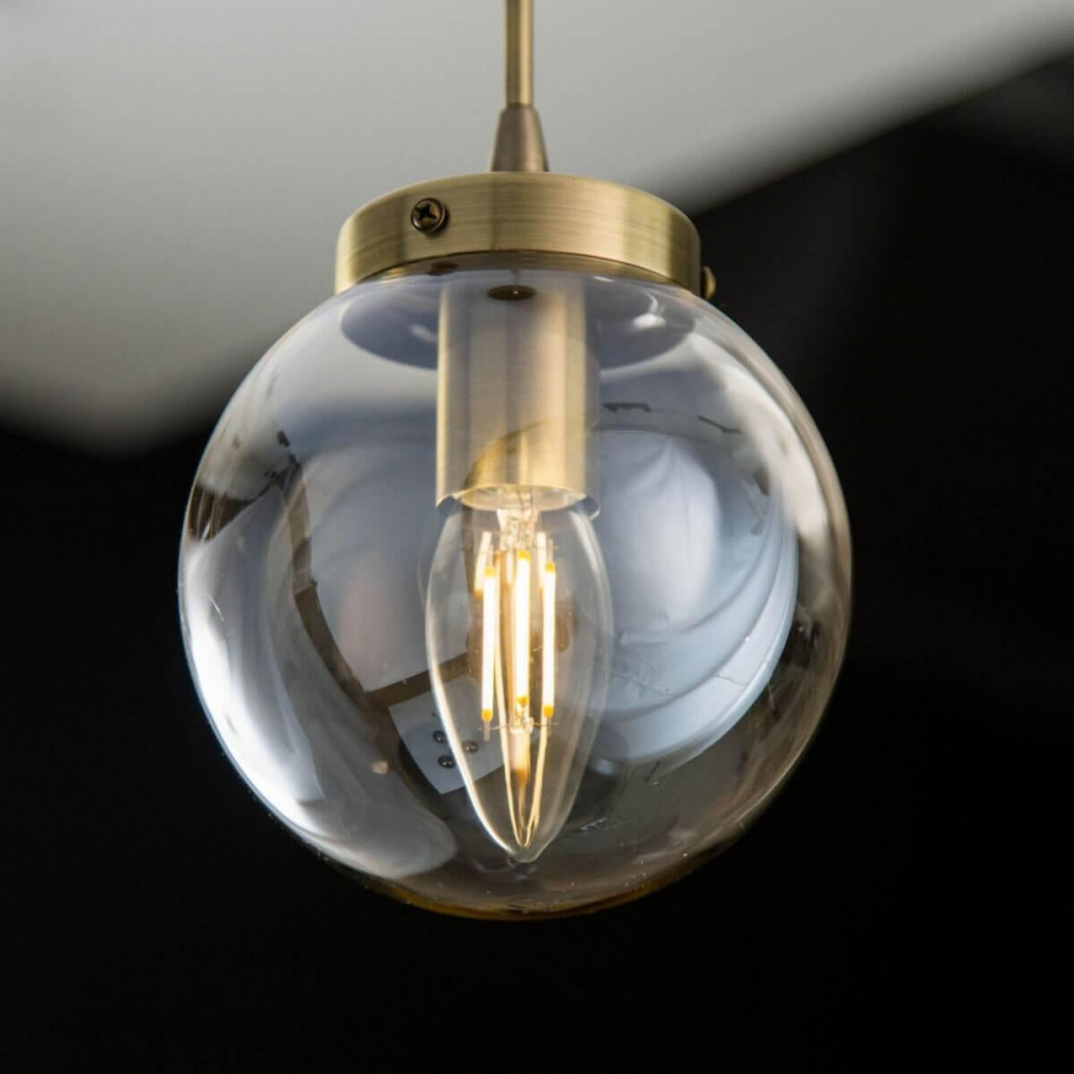 Подвесной светильник Citilux Планета CL105115, цвет черный / бронза и вариации - фото 2