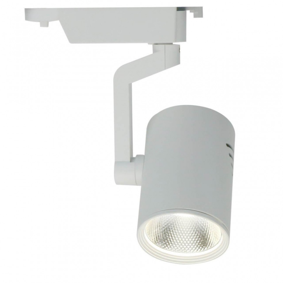 Однофазный LED светильник 20W 3000К для трека Arte Lamp Traccia A2321PL-1WH светильник настенный amber lamp 8261b садовый черное серебро