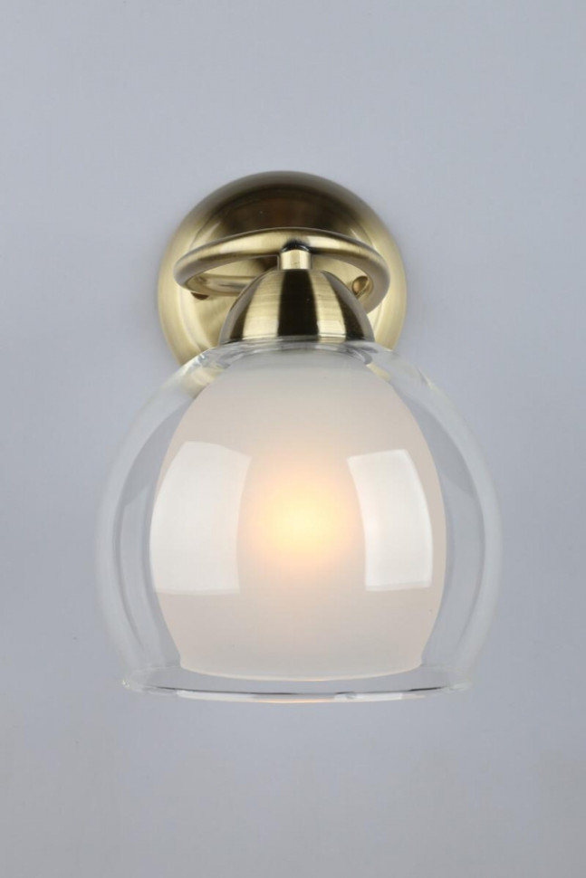 Бра со светодиодной лампочкой E27, комплект от Lustrof. №120182-657061, цвет бронза - фото 3