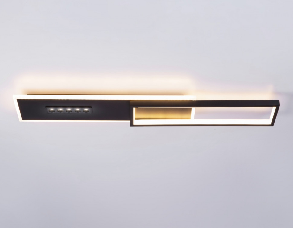 Потолочный светодиодный светильник Ambrella light COMFORT FL51454, цвет черный - фото 4