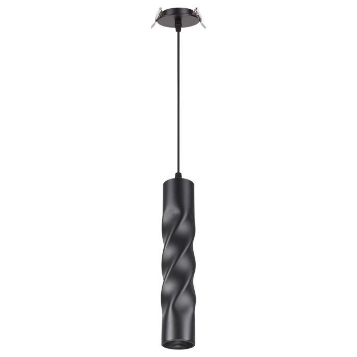 357902 Встраиваемый светодиодный подвесной светильник Novotech Arte, цвет черный - фото 1