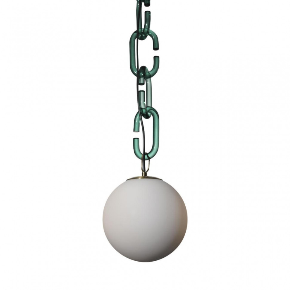Подвесной светильник Loft it Chain 10128P Green, цвет золото - фото 3