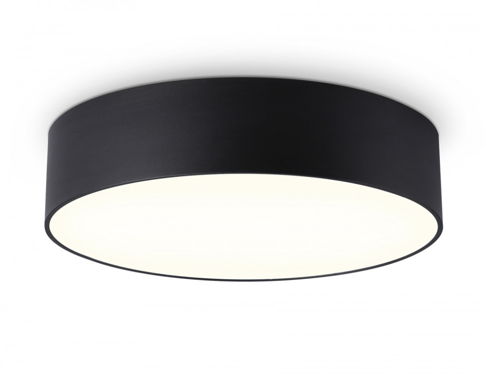 Потолочный светодиодный светильник Ambrella light ORBITAL Air AlumFV5521, цвет черный