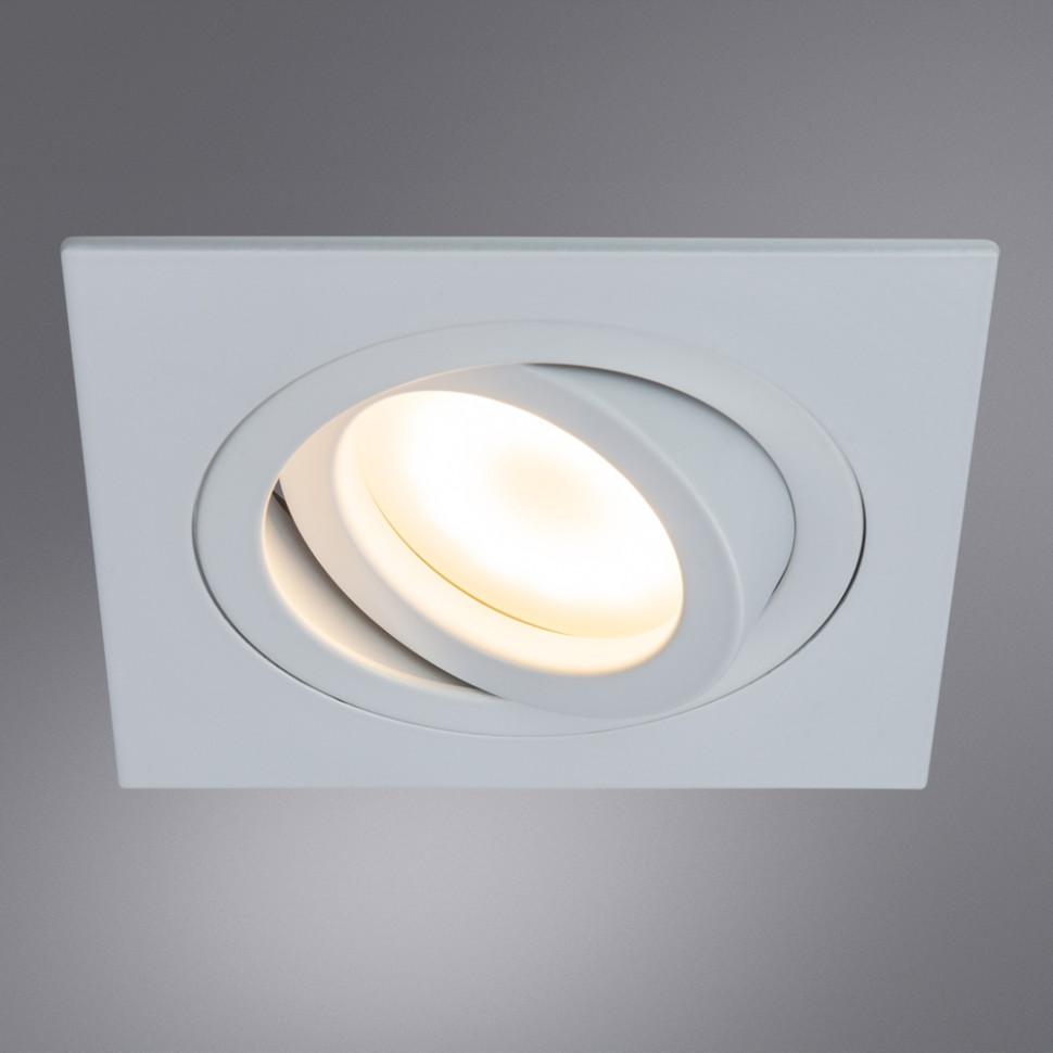 Встраиваемый точечный светильник Arte Lamp TARF A2168PL-1WH, цвет белый - фото 2