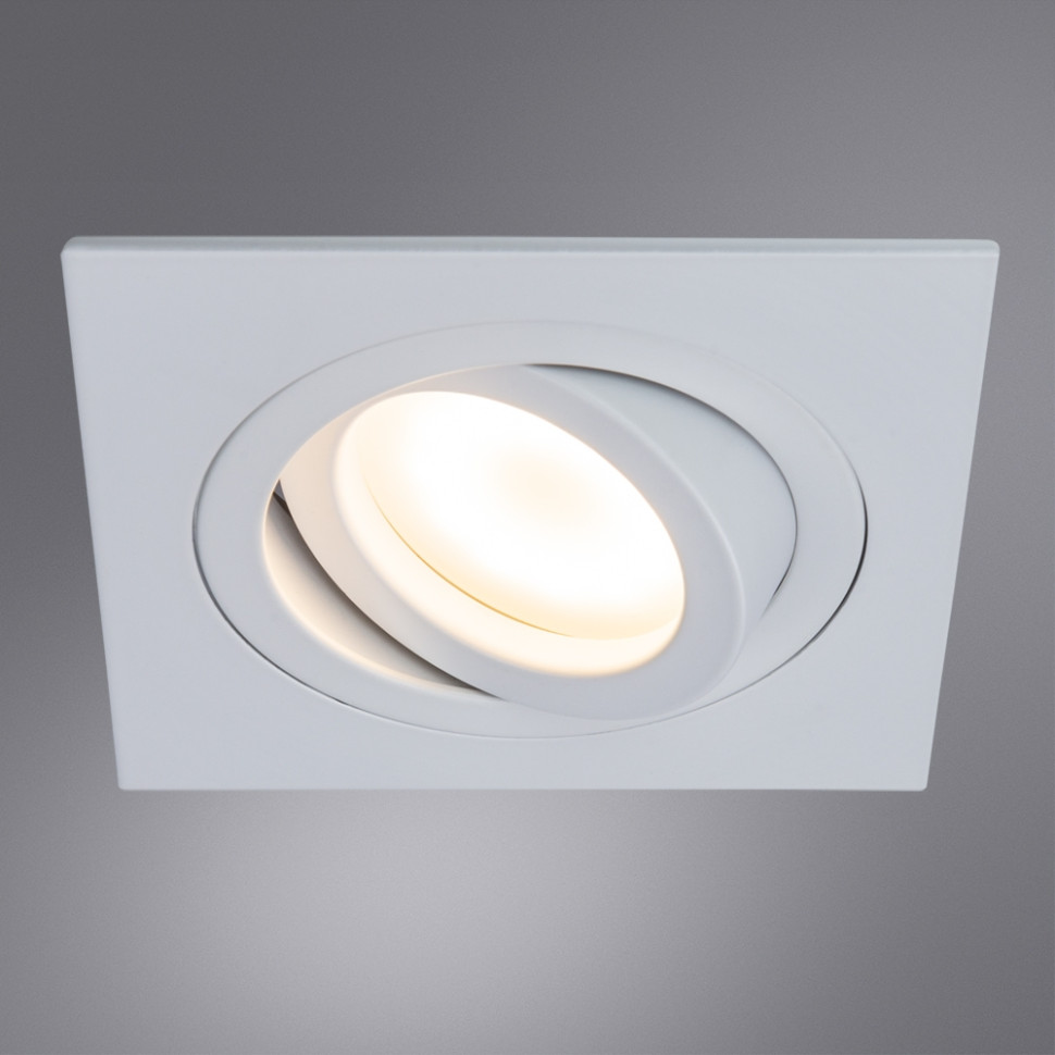 Встраиваемый точечный светильник Arte Lamp TARF A2168PL-1WH, цвет белый - фото 4