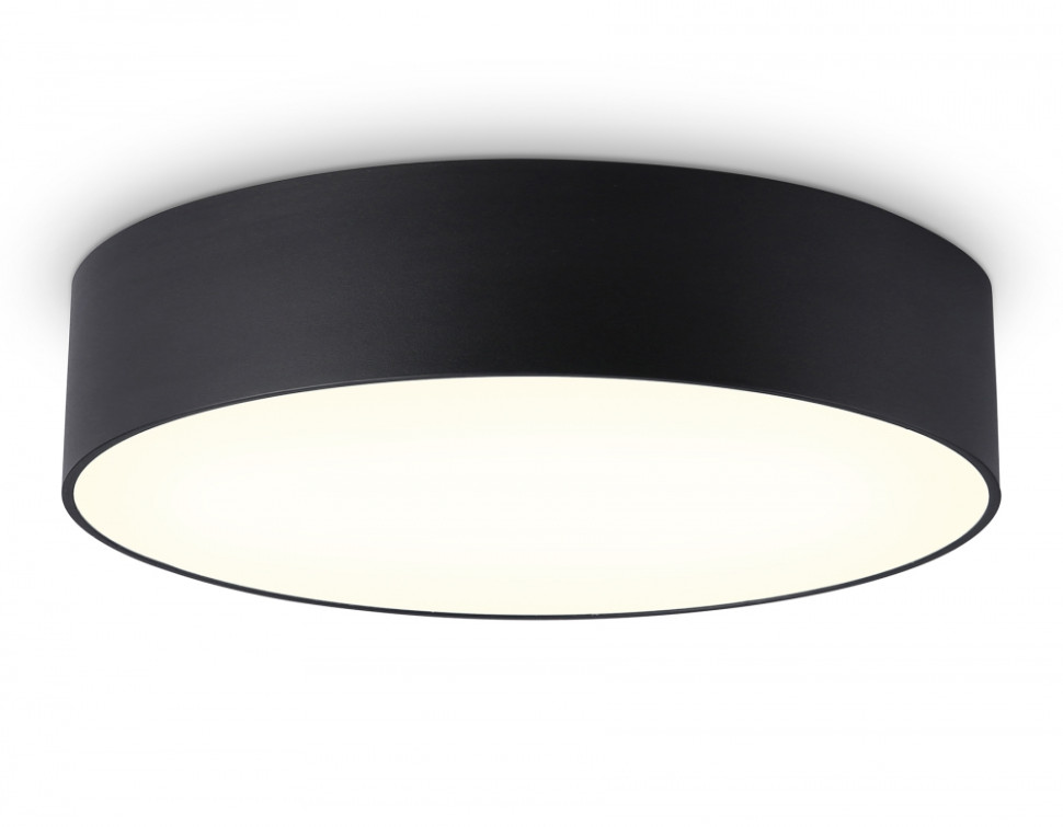 Потолочный светодиодный светильник Ambrella light ORBITAL Air AlumFV5525, цвет черный