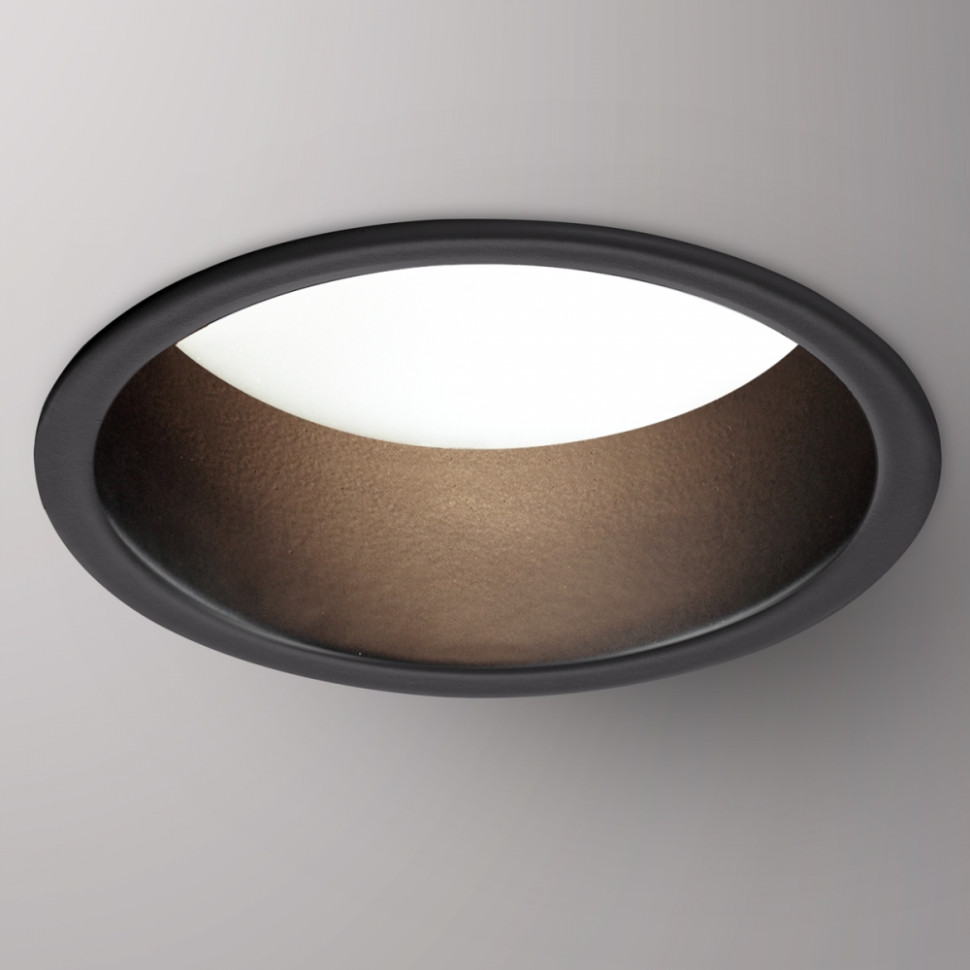 Встраиваемый светодиодный светильник Novotech Tran 358902, цвет черный - фото 2
