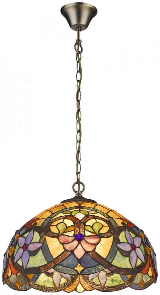 Светильник подвесной в стиле тиффани со светодиодными лампами E27, комплект от Lustrof. №150545-623420