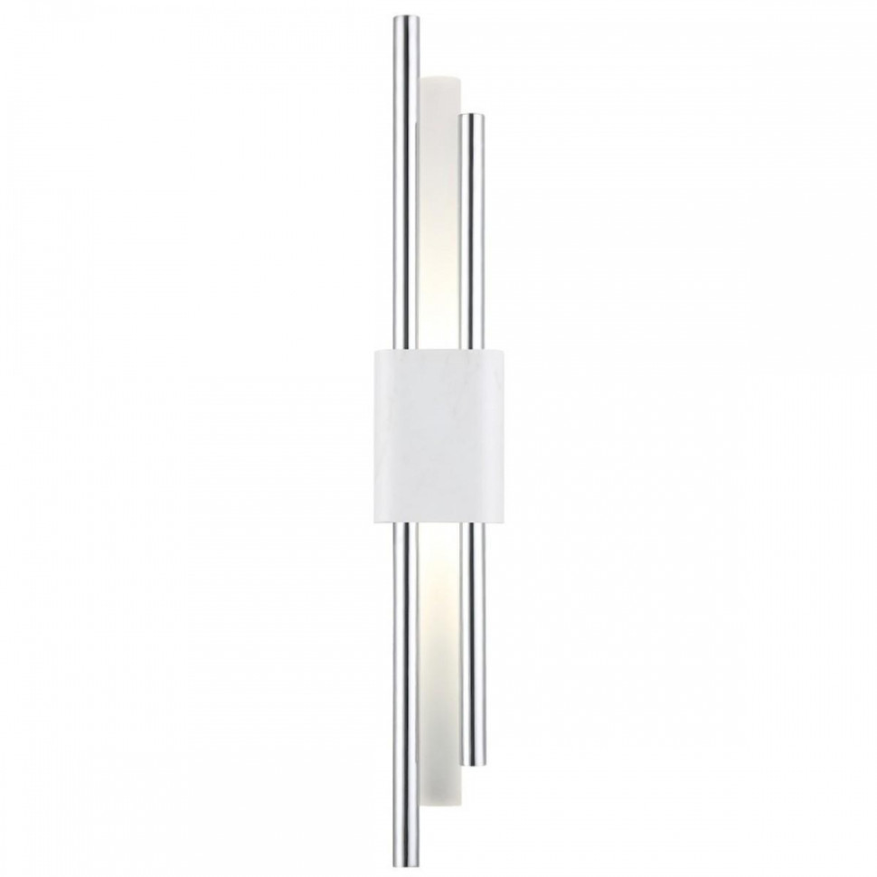 Настенный светодиодный светильник Crystal Lux CARTA AP6W LED WHITE/CHROME бра crystal lux alma white ap1
