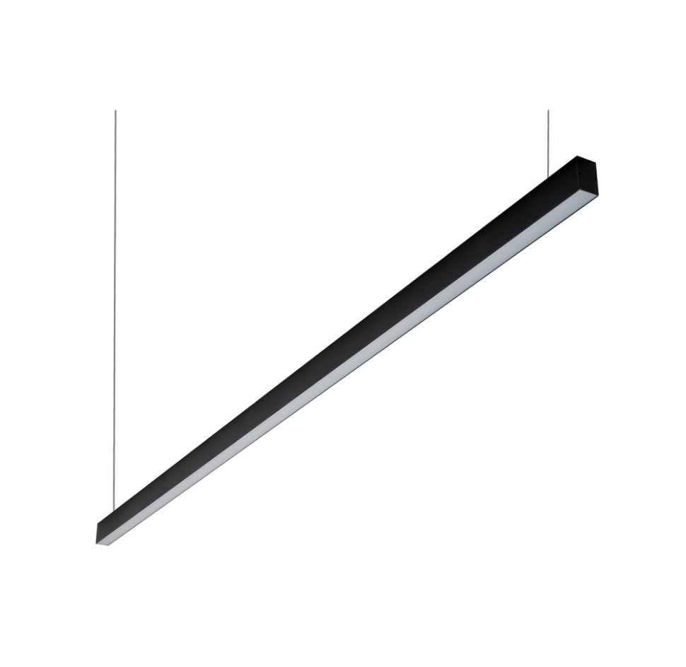 Линейный подвесной светильник Denkirs DK9204-BK, цвет черный - фото 2