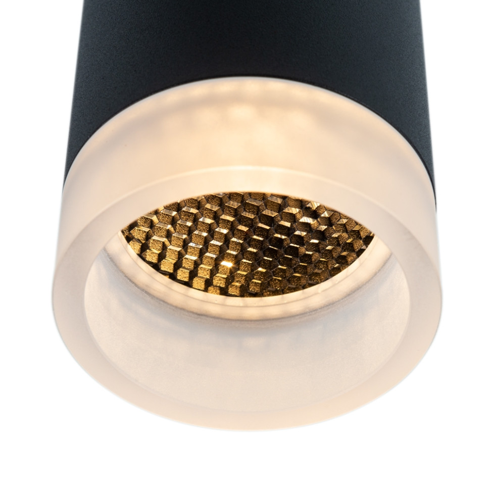 Накладной потолочный светильник Arte Lamp OGMA A5556PL-1BK, цвет черный - фото 4