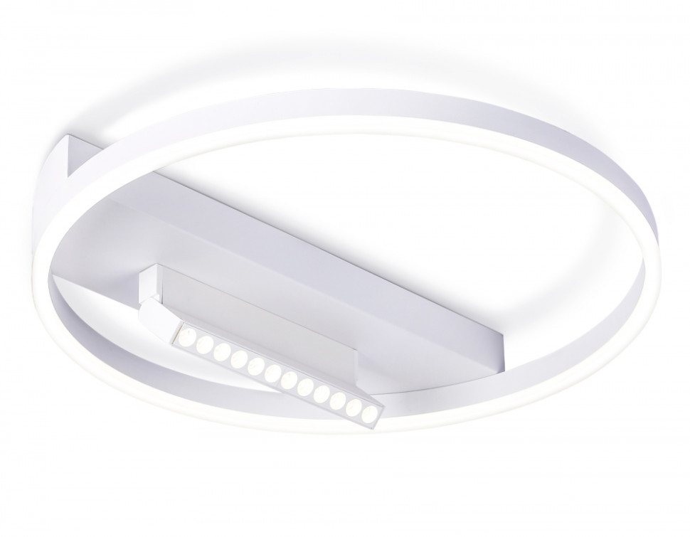 Потолочный светодиодный светильник с пультом ДУ Ambrella light COMFORT FL51457, цвет белый - фото 1